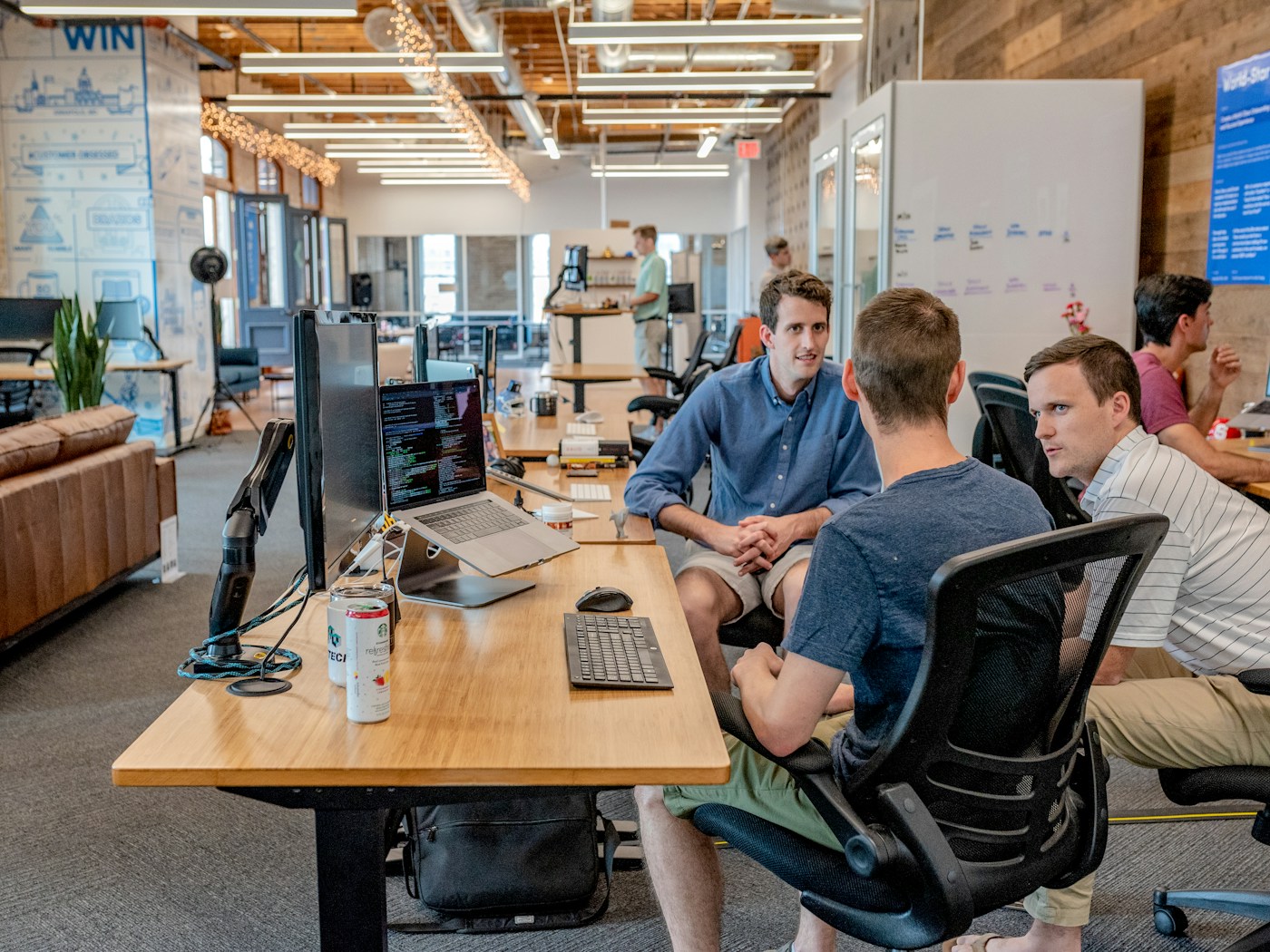 ClickBridge team workspace at CT Hub, Singapore